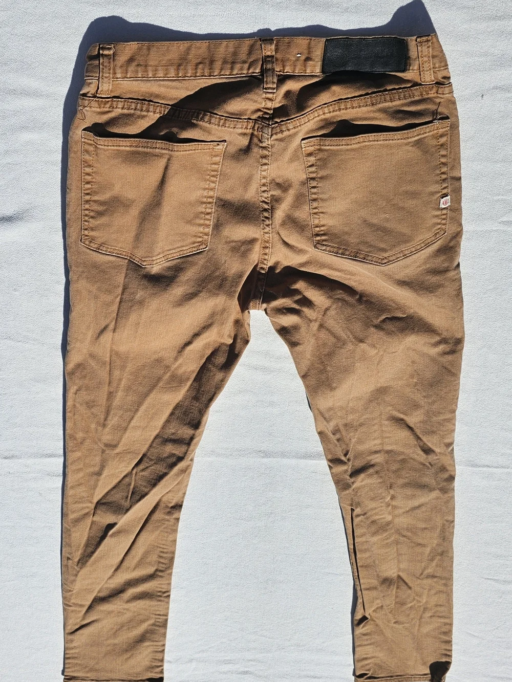 Element Men’s Skinny Jeans in Brown